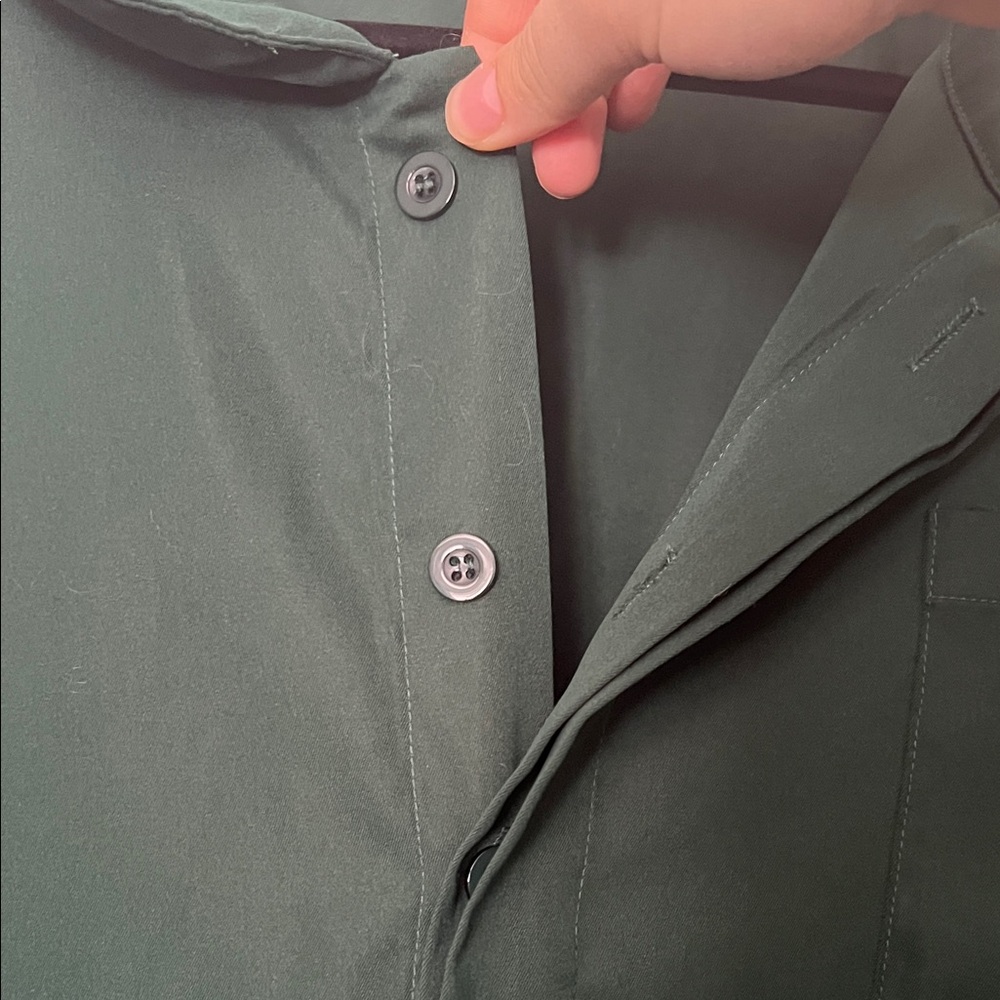 Cider Forest Green Short Sleeve Jumpsuit - Picture 2 of 8